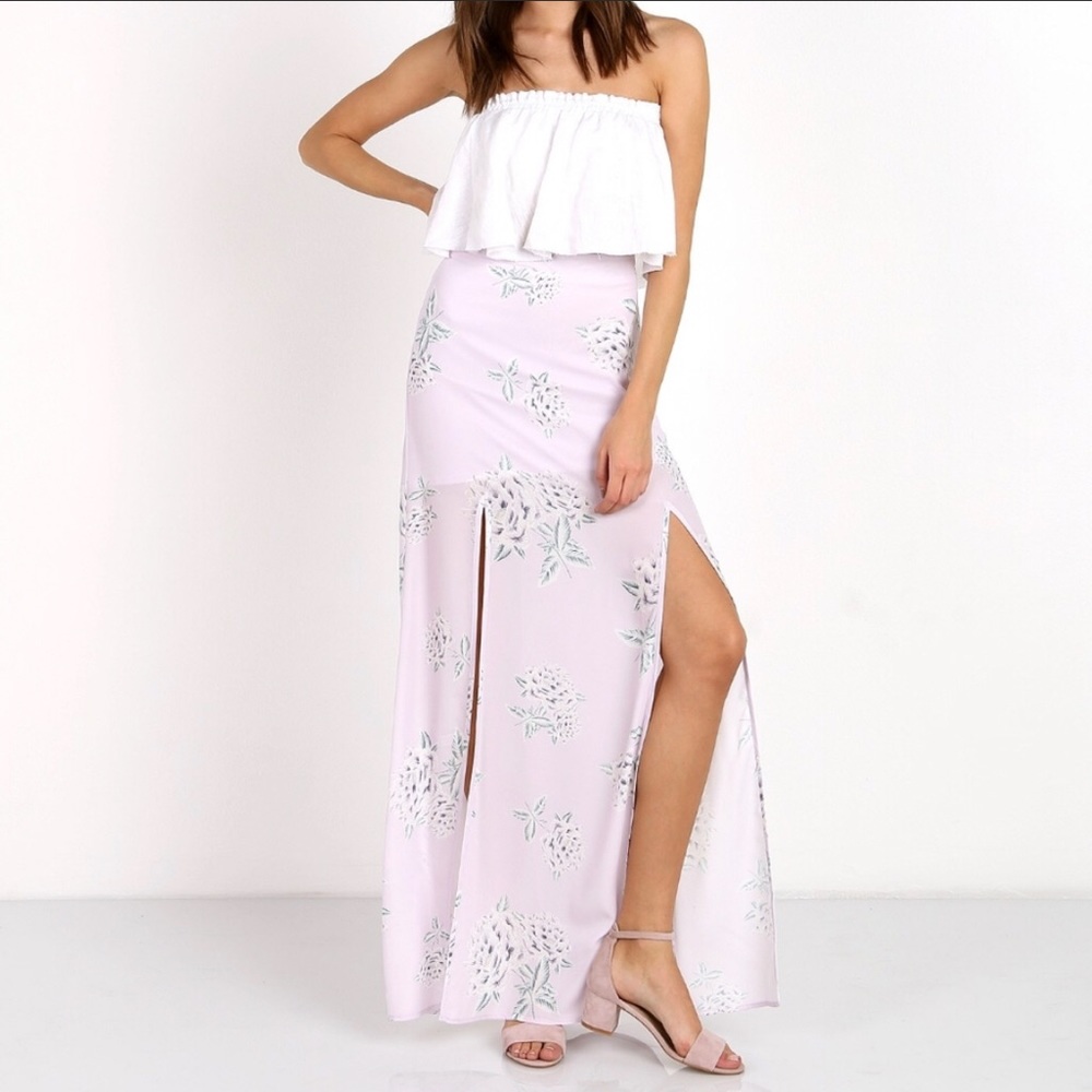Show Me Your MuMu Floral Maxi Skirt